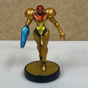 Nintendo Amiibo Samus Aran Metroid Character Figure Super Smash Bros Toy